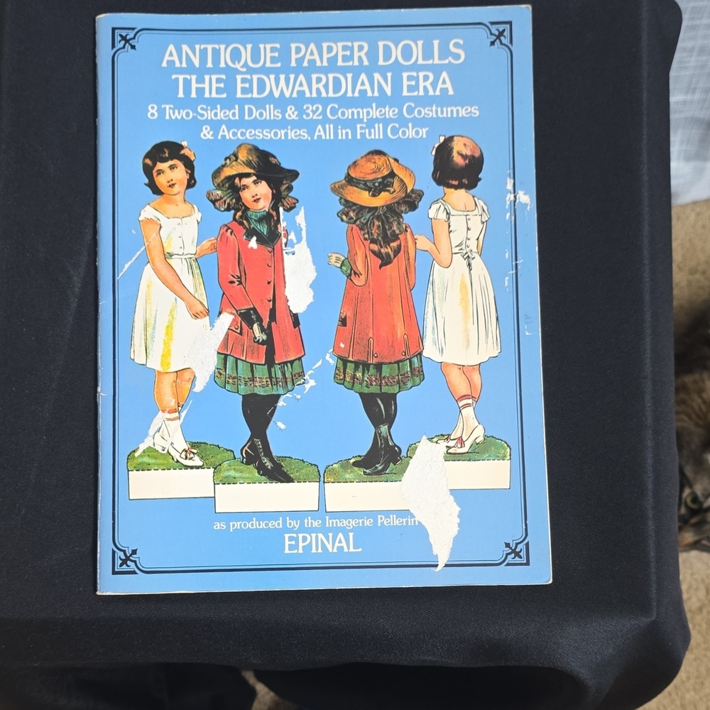 Dover Publications Edwardian Era Paper Doll Book Full Color Uncut by Claude Hug…